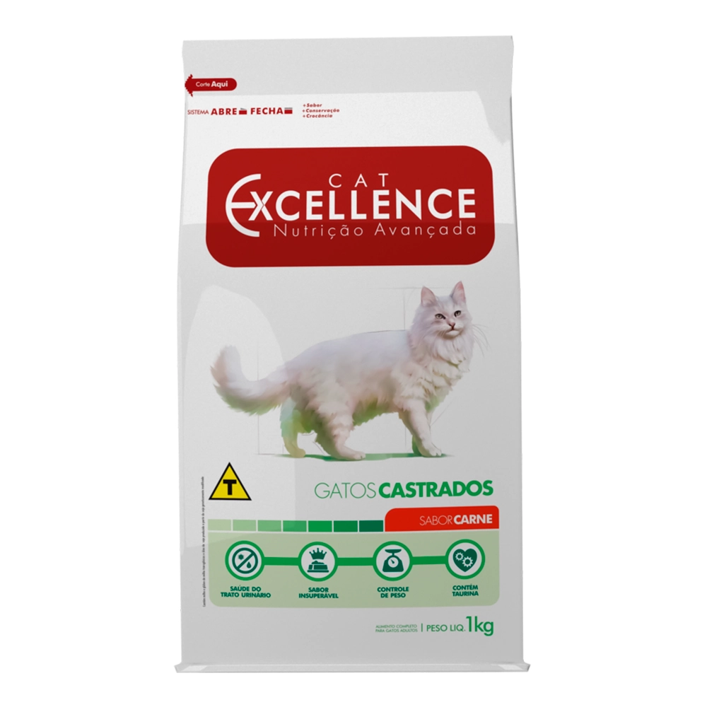 Racao Cat Excellence Castrado 1kg