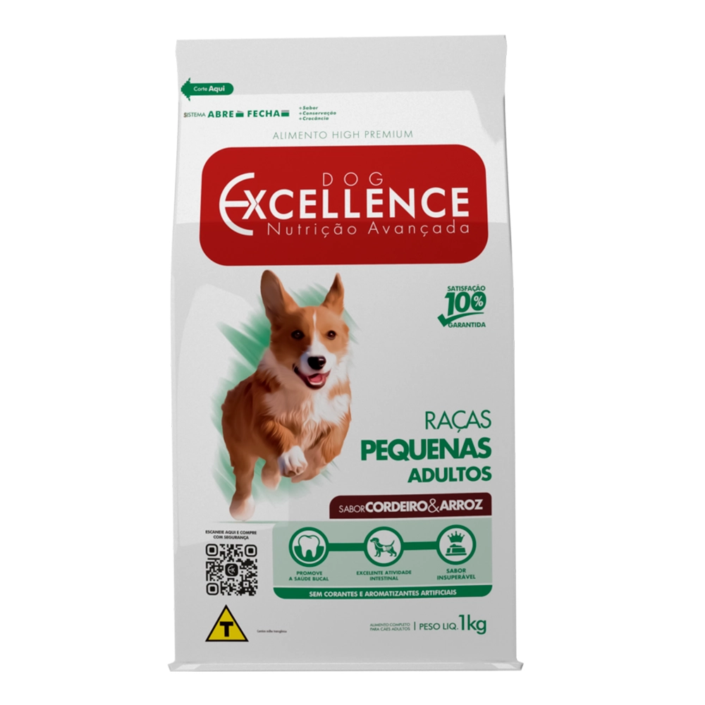 Dog Excellence R.p Adulto Cordeiro 1kg