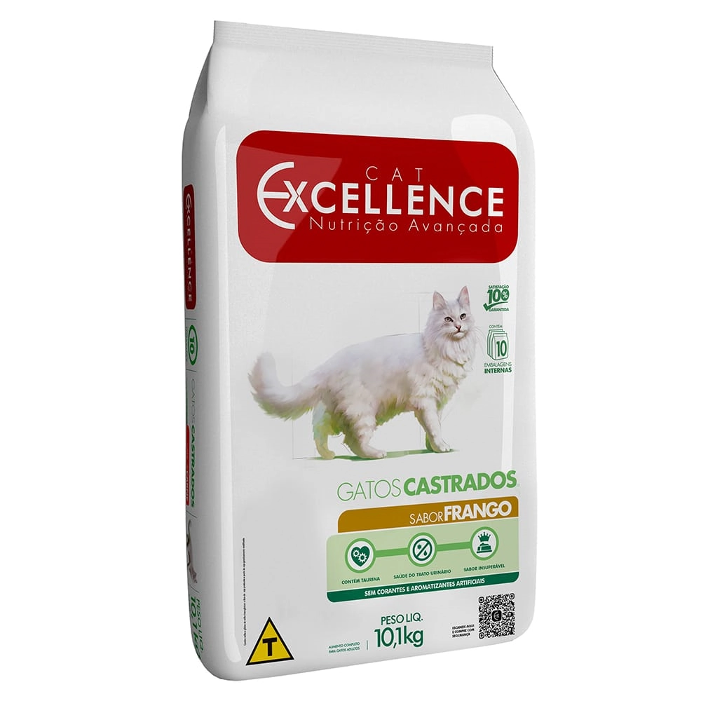 Cat Excellence Frango Gatos Castrados 10.1kg279073