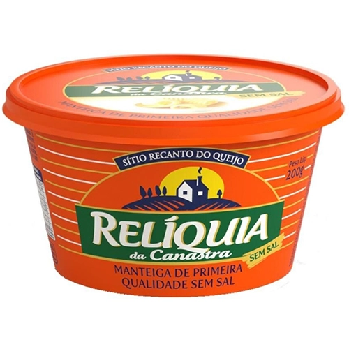 Manteiga Reliquia 200g S/sal
