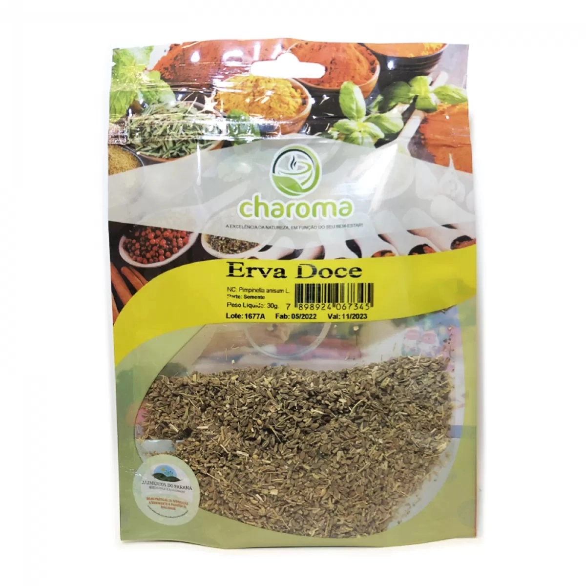 Cond Charoma 30g Erva Doce