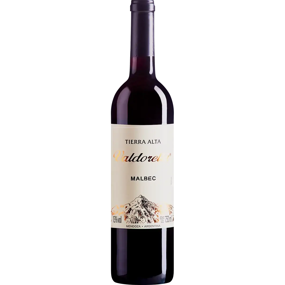 Vinho Argentino Tinto Seco Tierra Alta Valdorella Malbec Mendoza Garrafa 750ml