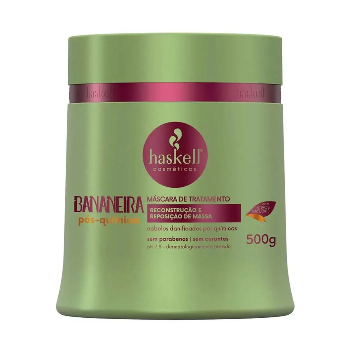 Mascara Hidratante Haskell Pós Quimica Bananeira