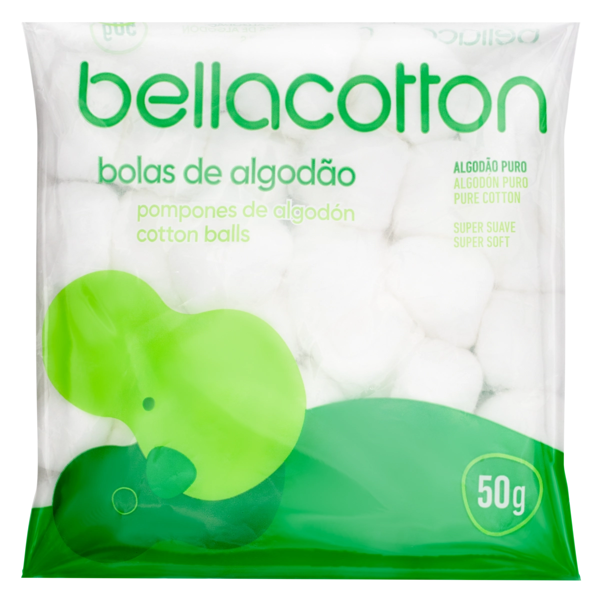 Algodão Em Bolas Bellacotton Pacote 50g