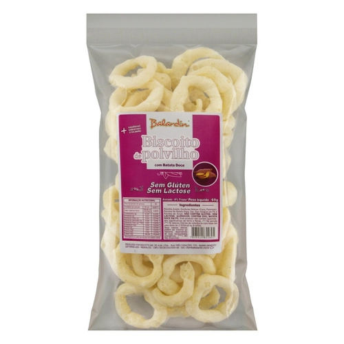Bisc Batata Doce S/lactose Balardin 60g