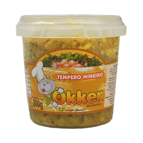 Alho Temperado Mineiro Okker 200gr