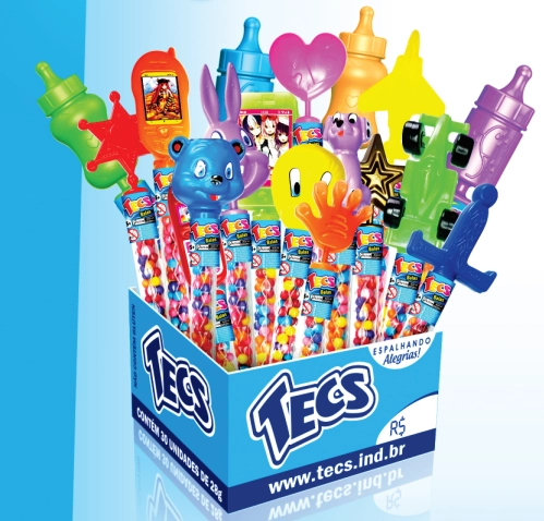 Porta Balas Tecs Carrinho 45g