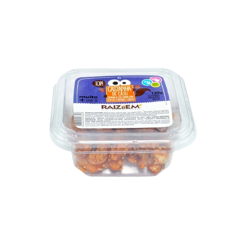 Castanha Caju Caramelizada C/l.cond E Gergelim Pote 120g