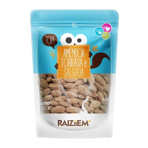 Amendoa Raiz Do Bem 400g Torrada/salgada