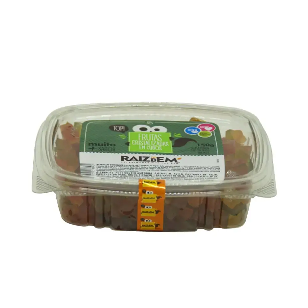 Frutas Crist.raiz Do Bem 150g Cubos Pote