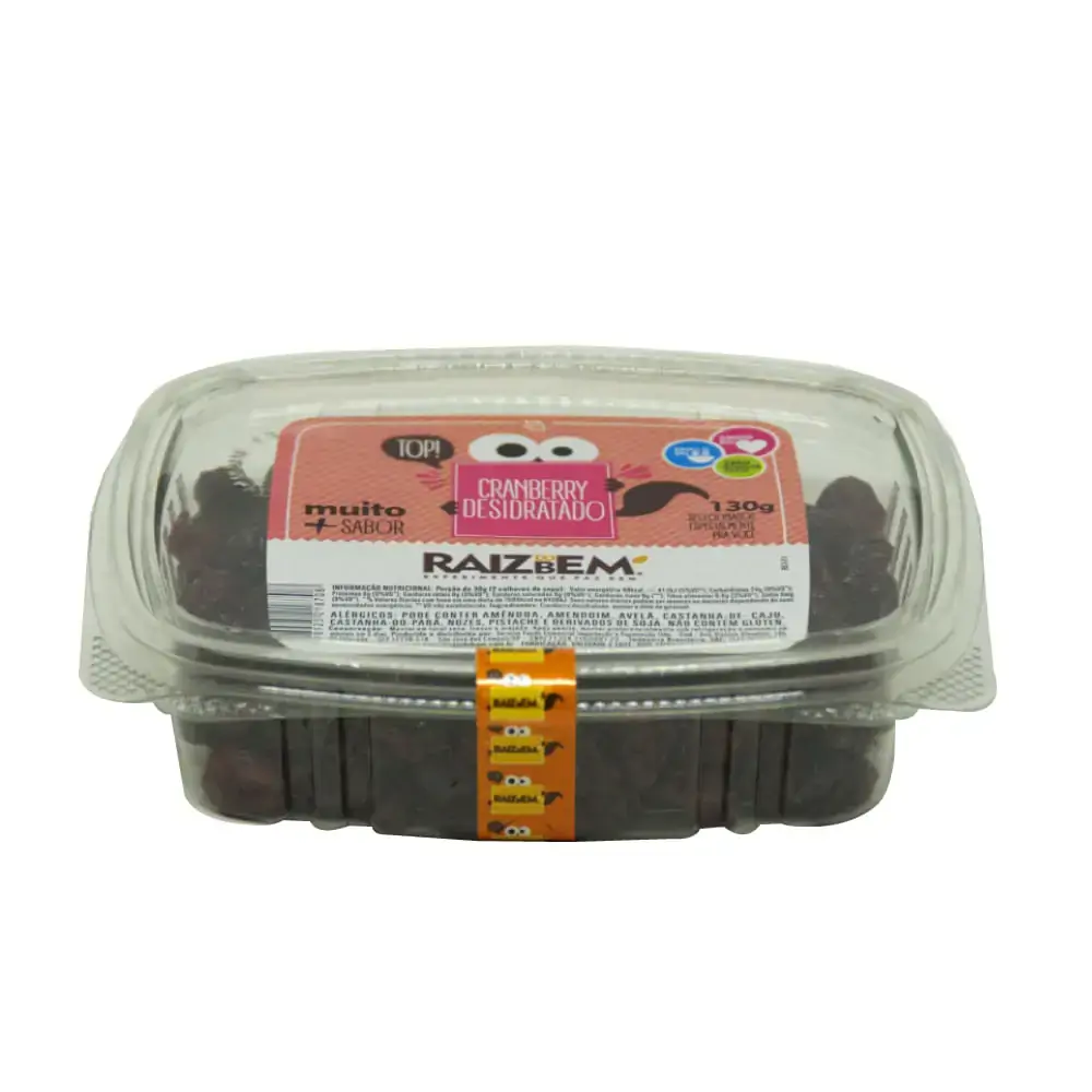 Cranberry Raiz Do Bem 130g Desidratado Pote