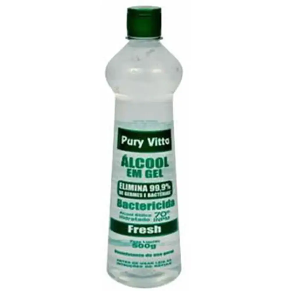 Alcool Pury Vitta Gel 500gr 70 Inpm Fresh