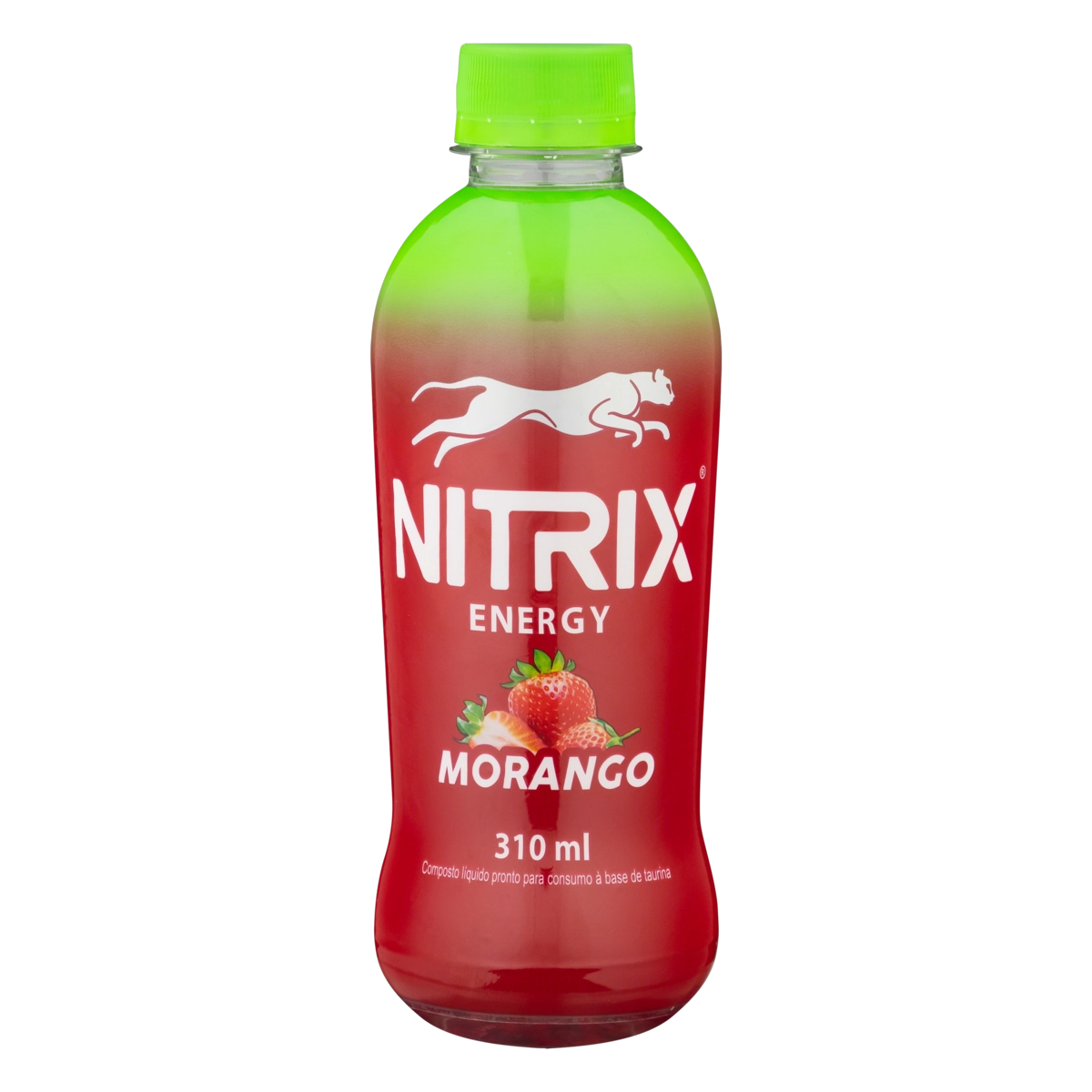 Energético Morango Nitrix Garrafa 310ml