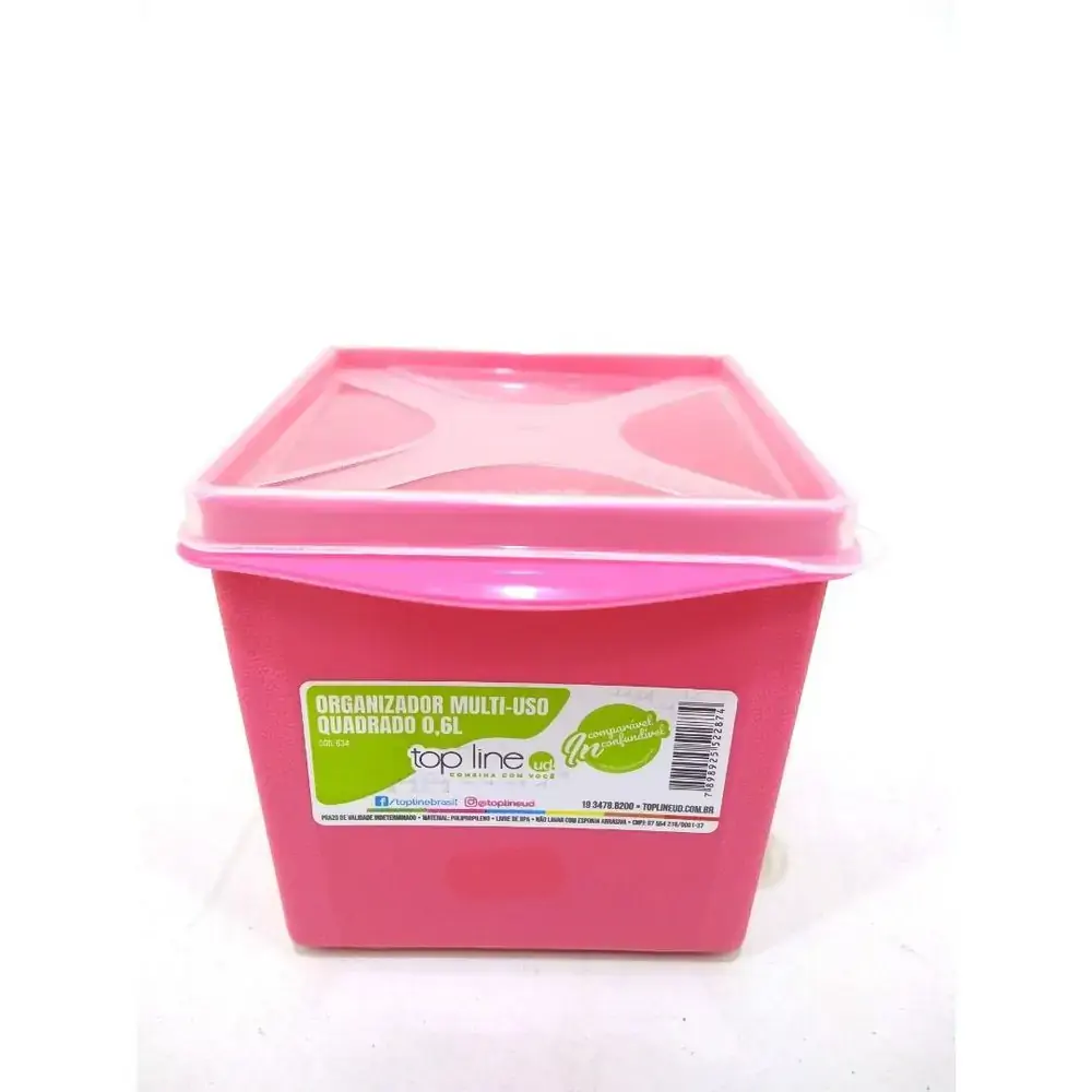 Multi Uso Top Line 600ml Quadrado Color
