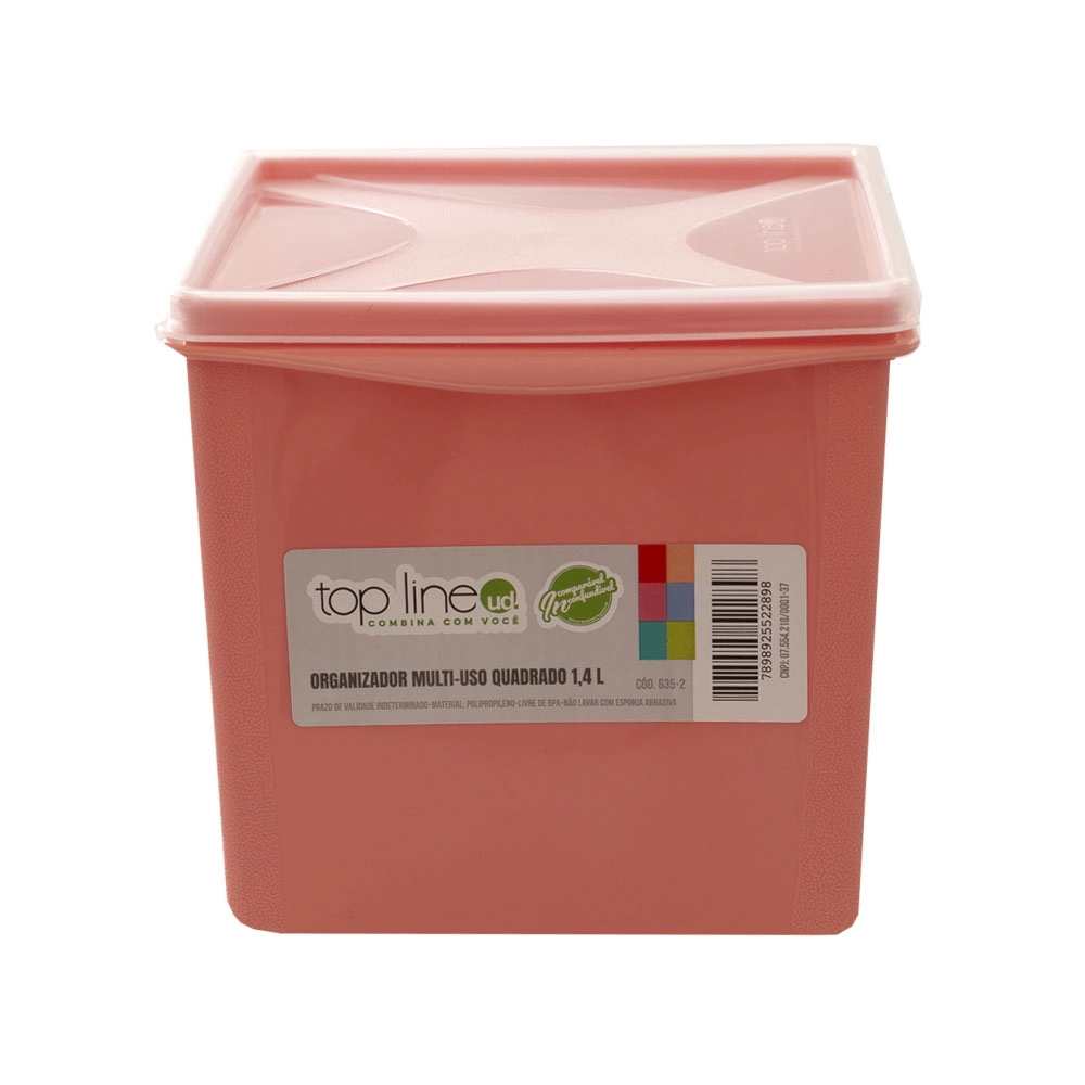 Organizador Top Line Multiuso Quad.1,4l Color