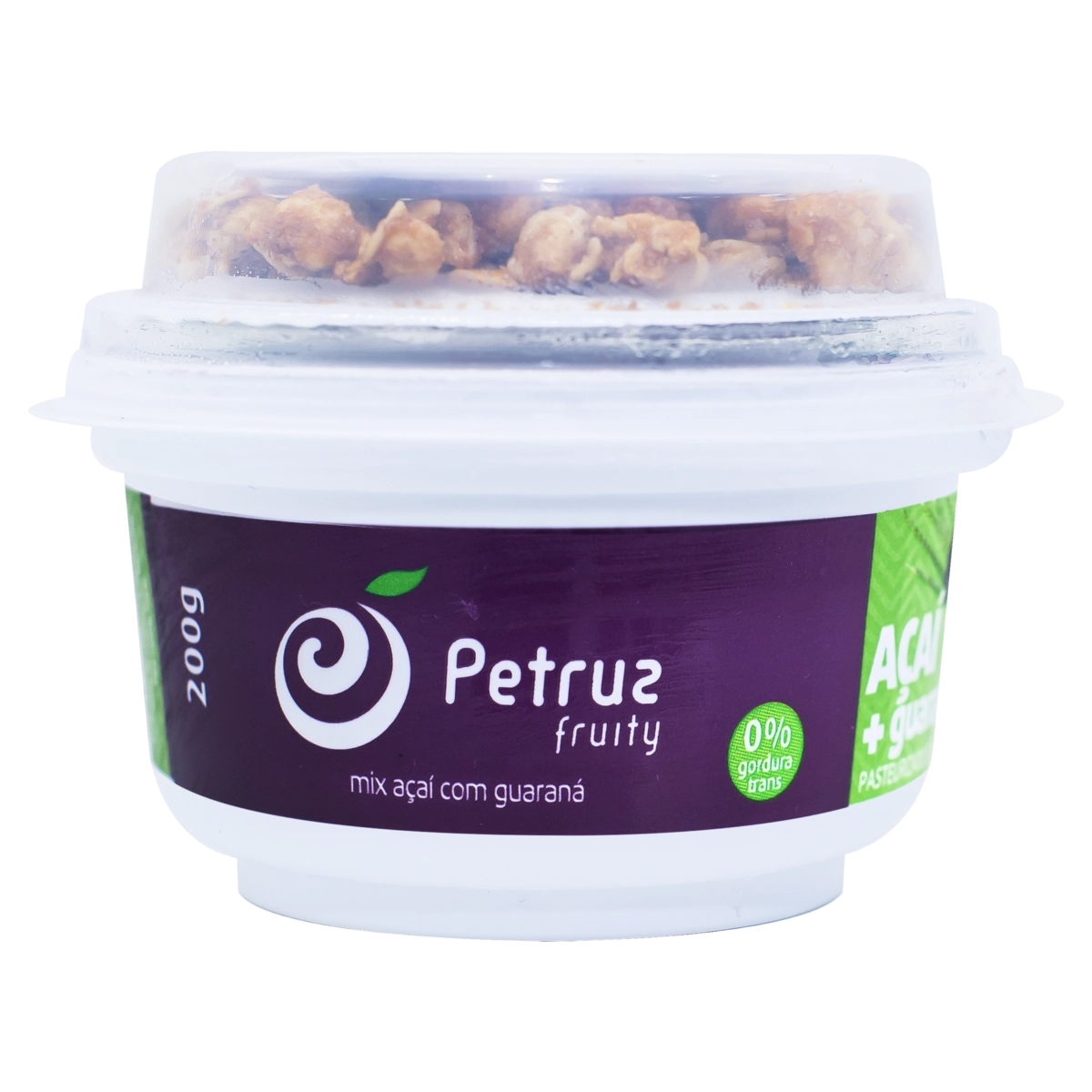 Sorbet Com Granola Açaí Com Guaraná Petruz Pote 200g