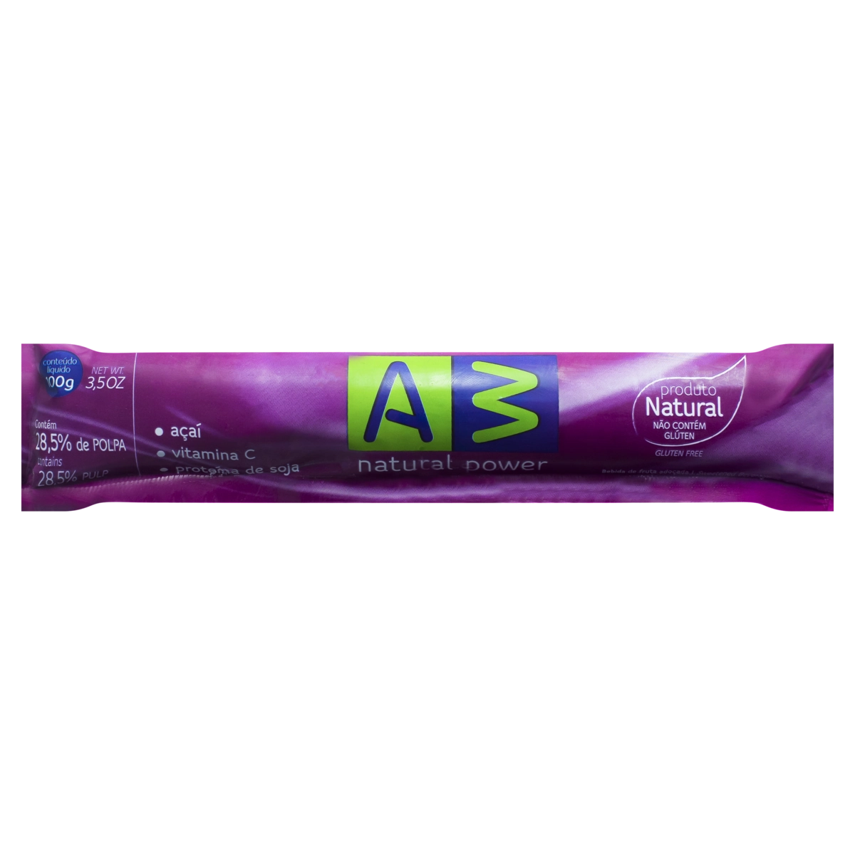 Bebida Adoçada Açaí A3 Natural Power Petruz Pacote 100g