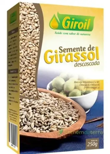 Semente De Girassol Descascada Giroil 250g