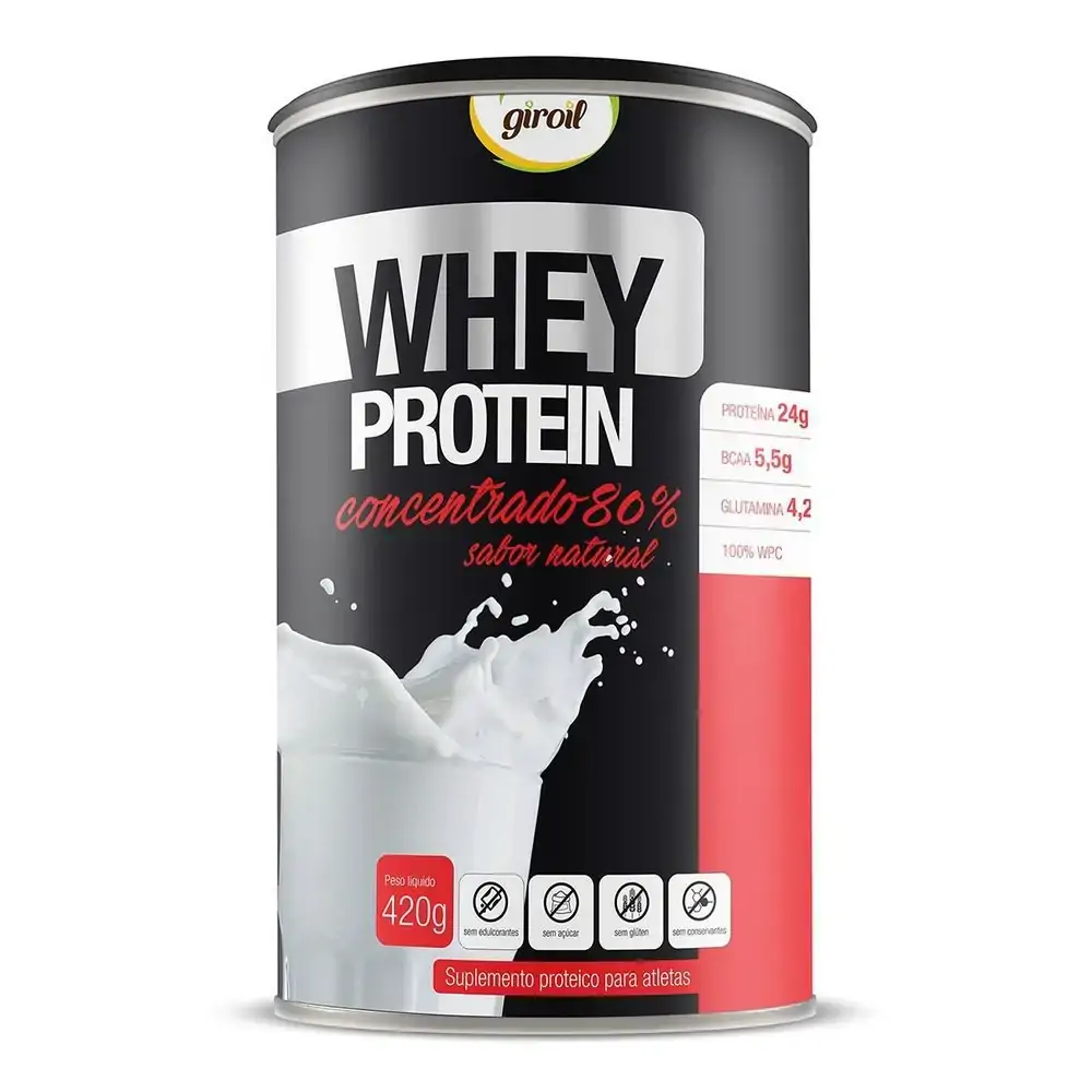 Whey Protein 420g 80 Natural Giroil