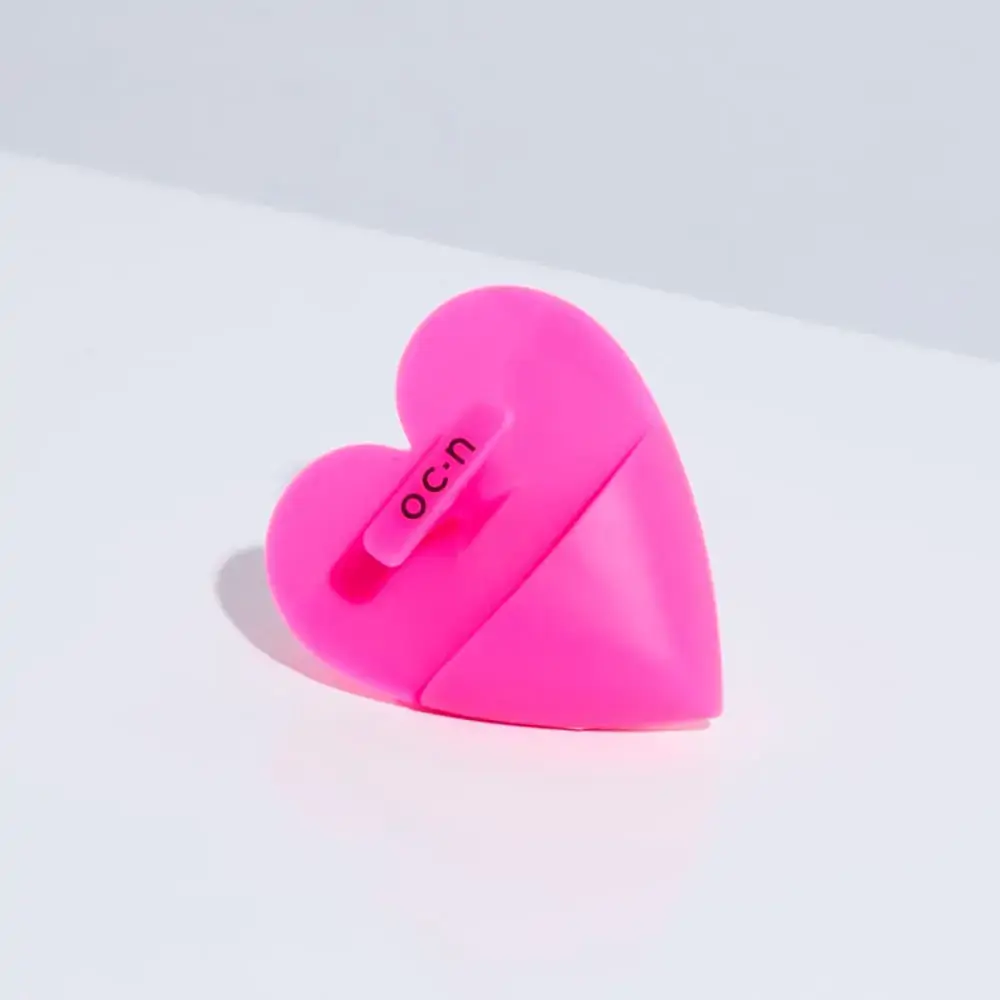 Esponja De Limpeza Facial Océane Heart Pink 1 Unidade