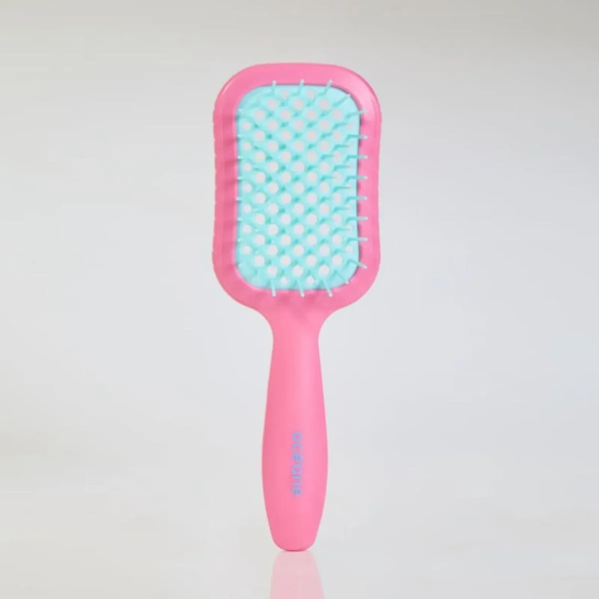 Escova Para Cabelos Raquete Vazada Oceane Joy Brush Rosa