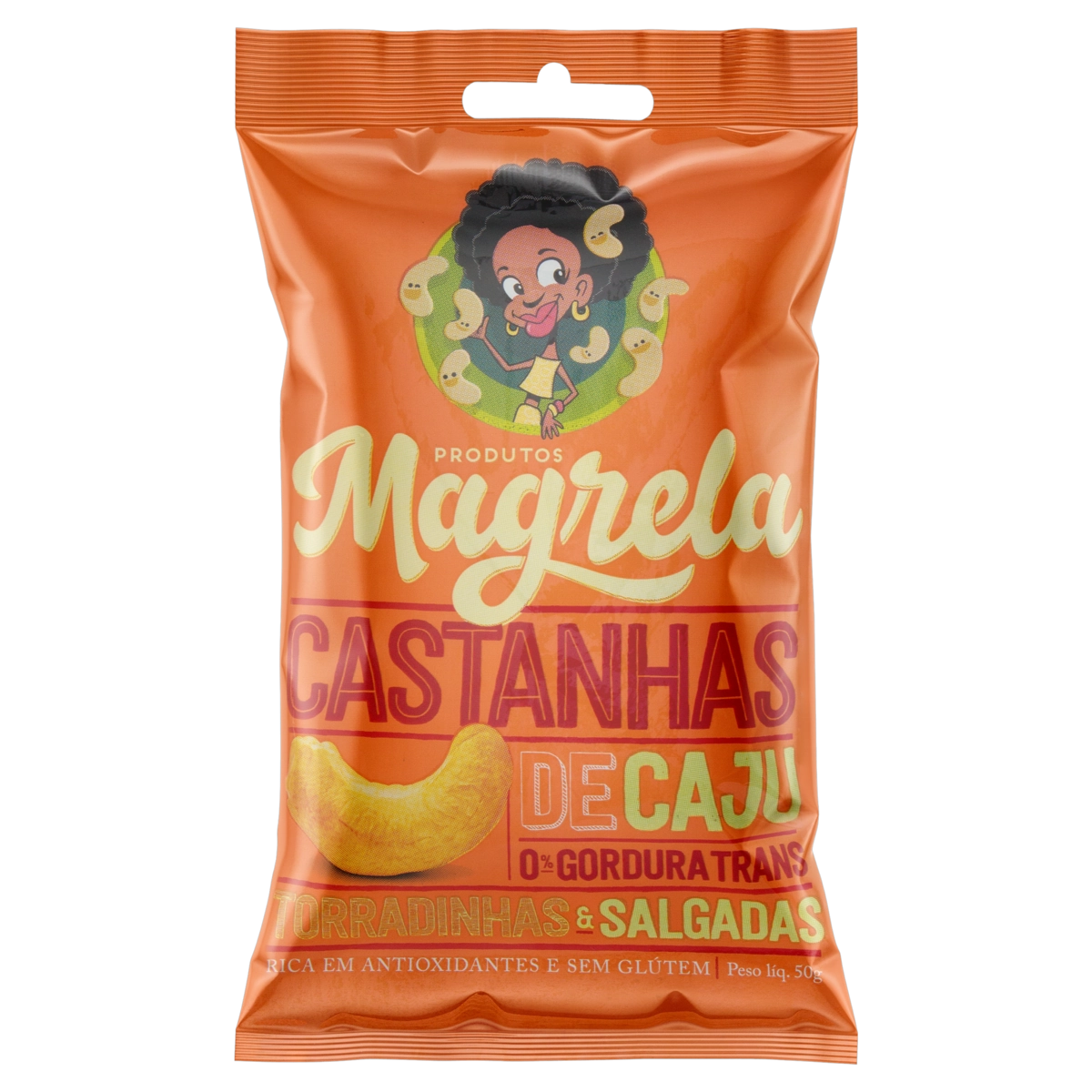 Castanha De Caju Magrela Pacote 50g