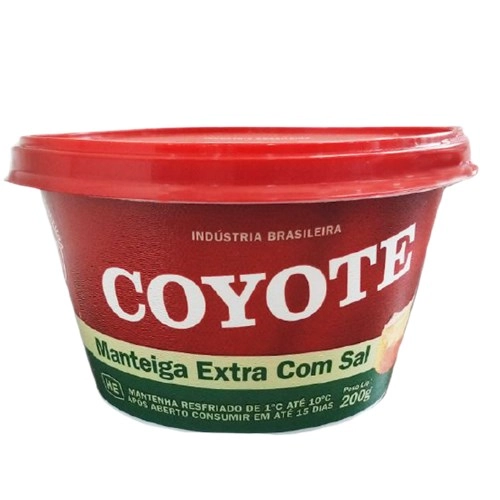 Manteiga Extra Coyote C/sal 200g