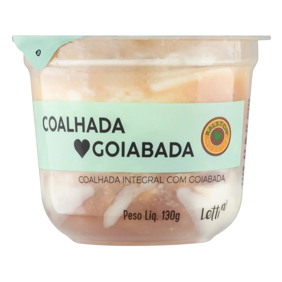 Coalhada Integral Goiabada Letti a² Pote 130g