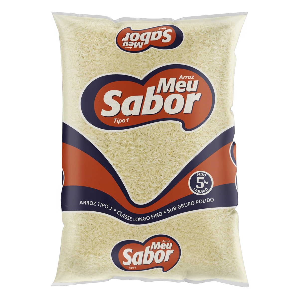 Arroz Branco Tipo 1 Meu Sabor Pacote 5kg