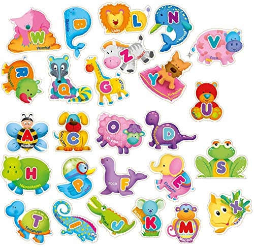 Brinquedo Educativo ABC dos Bichos - Brincadeira de Criança (9275)