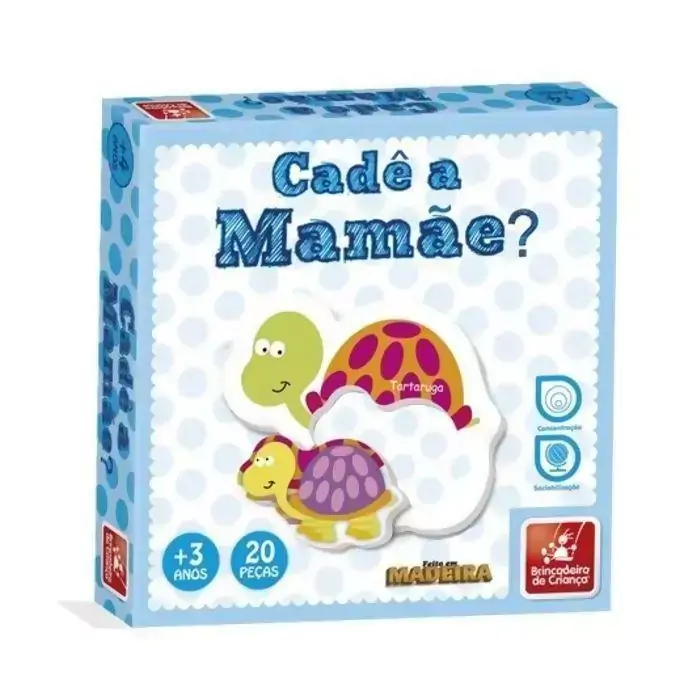 Quebra Cabeça Cadê a Mamãe? - Brincadeira de Criança (9282)