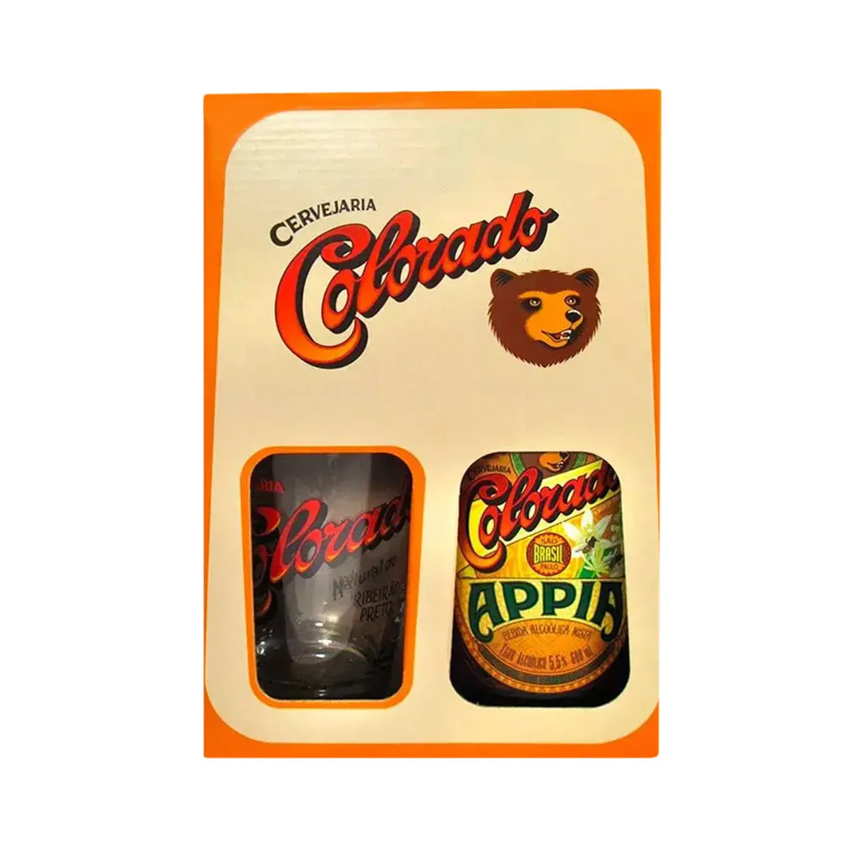 Kit Cerveja Colorado Appia 600ml + 1 Copo Caldereta 350ml