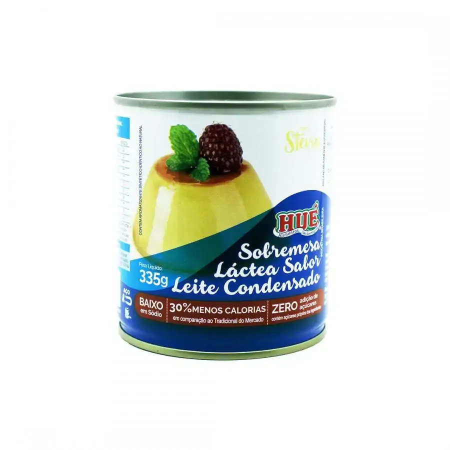 Leite Condensado Zero Açúcar Hué Lata 335g
