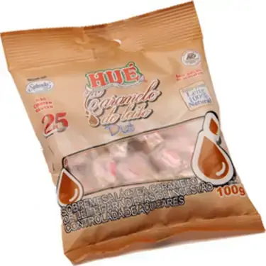 Bala Caramelo Leite HUE 100g