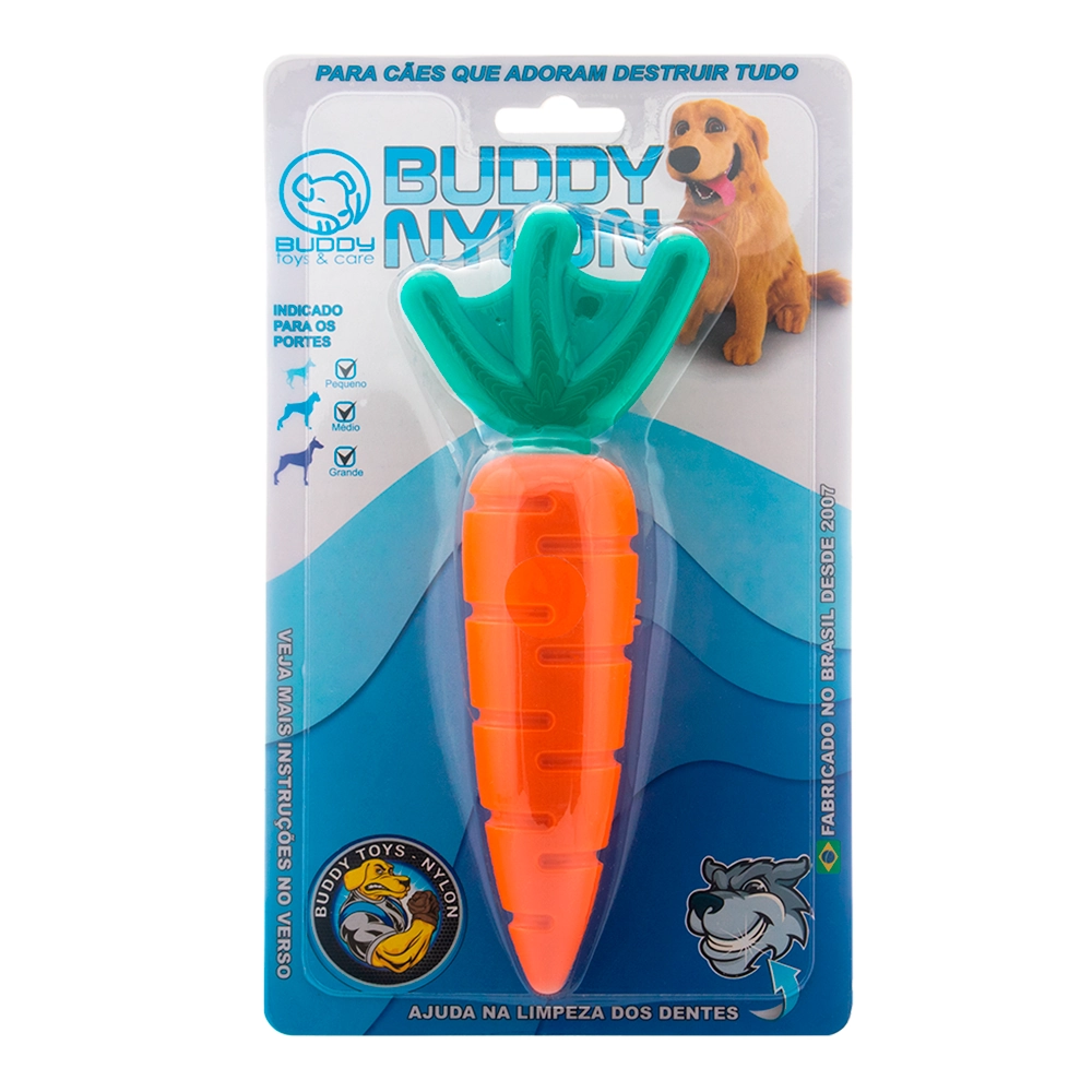 Brinquedo Cenoura Nylon Buddy Toys