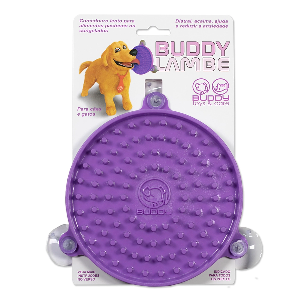 Comedouro Buddy Lambe Para Caes E Gatos Tam.unico