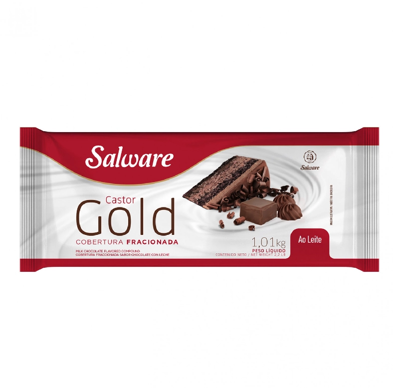 Cobertura Gold Ao Leite 1kg