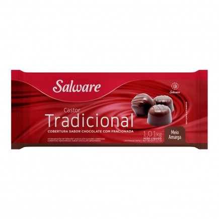 Cobertura Ch.castor 1,01kg M.amargo