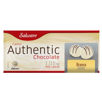 Choco Authentic Zero Branco 1,01kg Salware