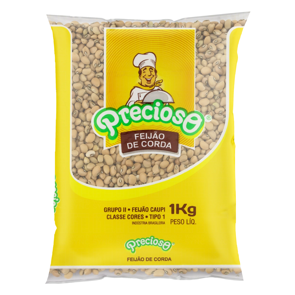 Feijão De Corda Tipo 1 Precioso Pacote 1kg
