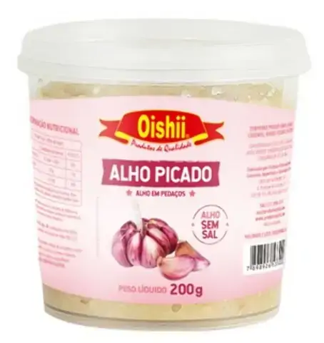 Alho Picado Oishii Pote 200g