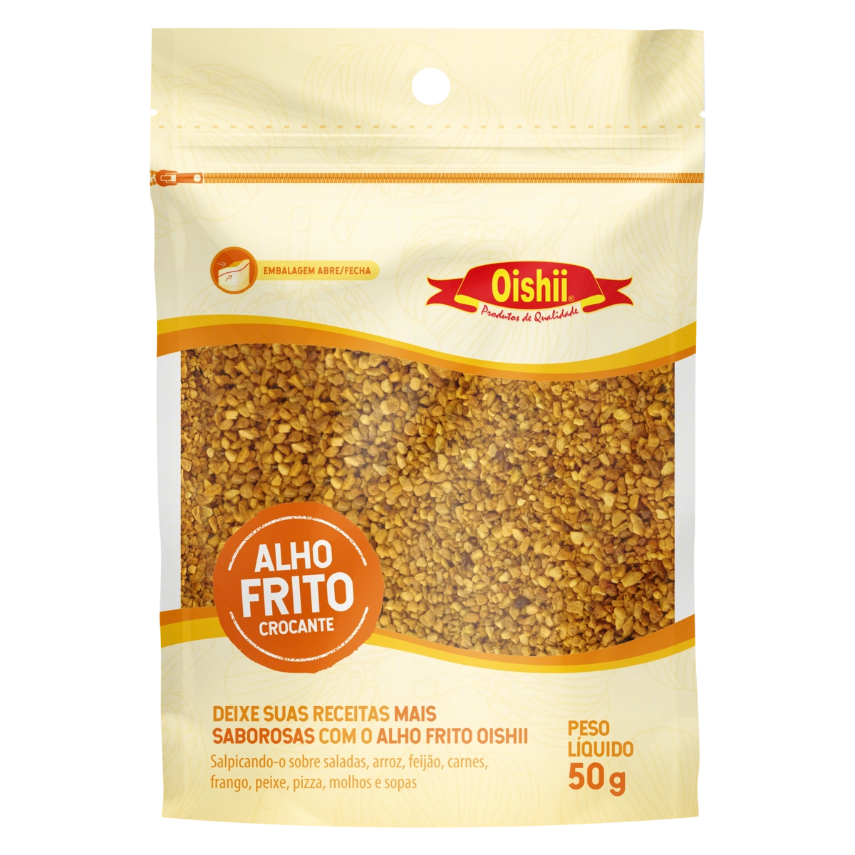 Alho Frito Oishii Pouch 50g