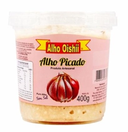 Alho Picado Oishii Pote 400g