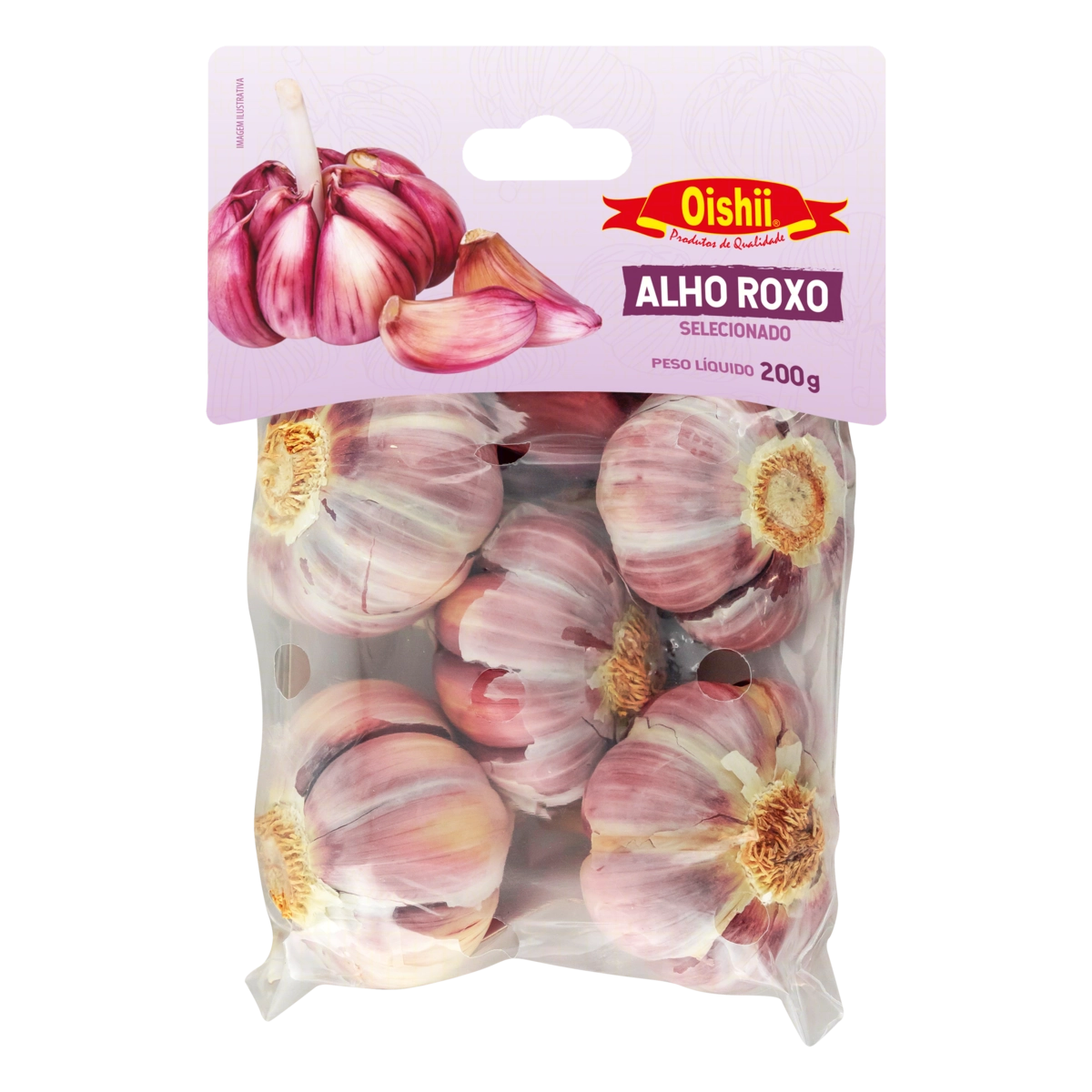 Alho Roxo Especial Oishii 200g