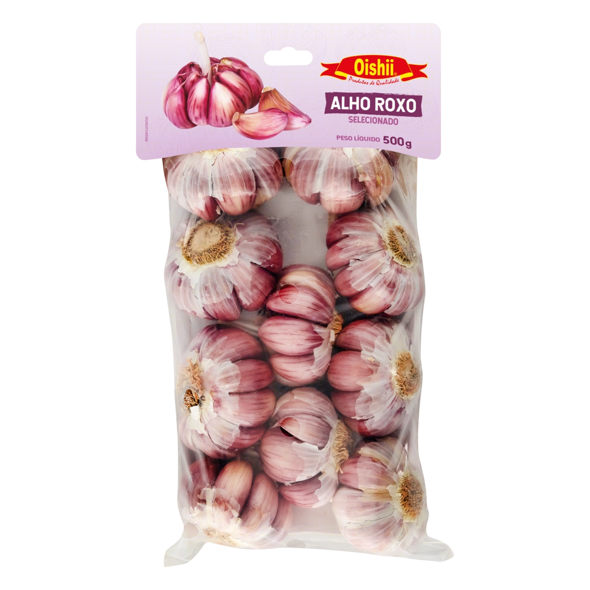 Alho Roxo Especial Oishii 500g