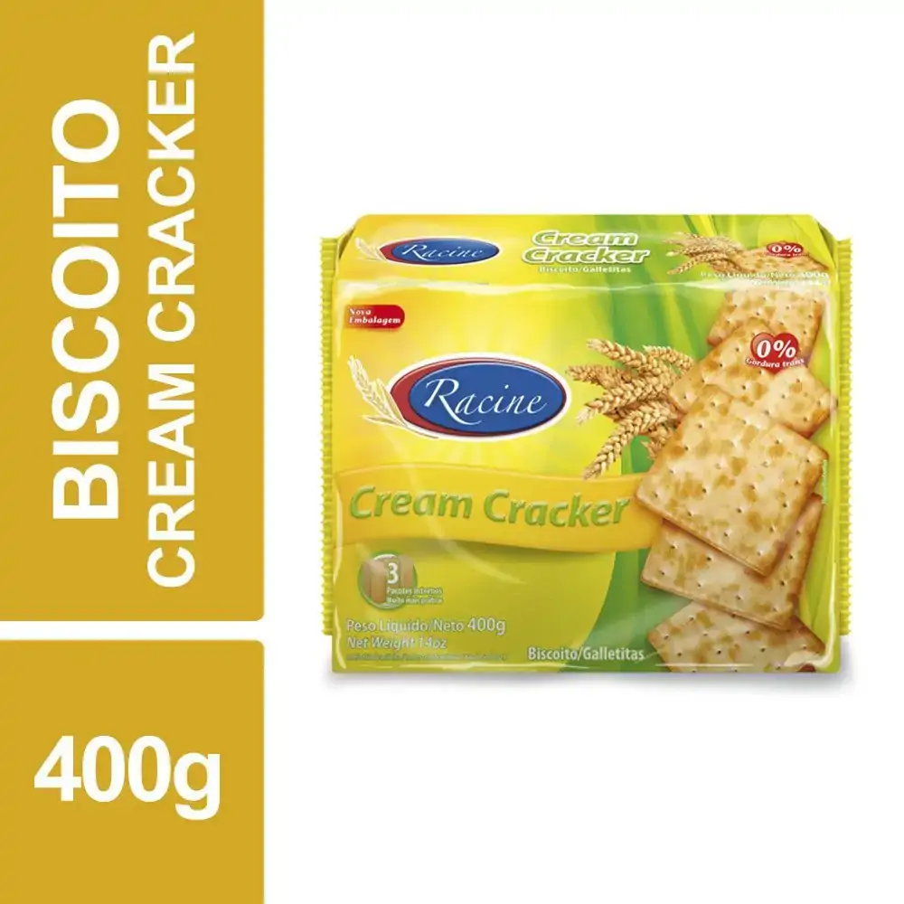 Biscoito Racine Cream Cracker