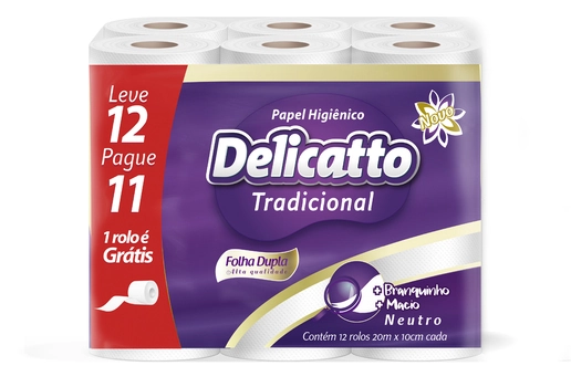 Papel Hig Delicatto Fd L12p11 20mts