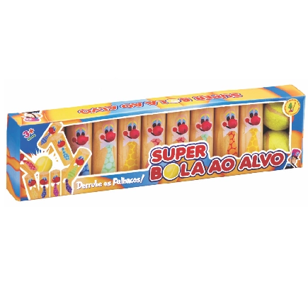 Brinquedo.bate Bumbo Cara De Pau S.bola Ao Alvo