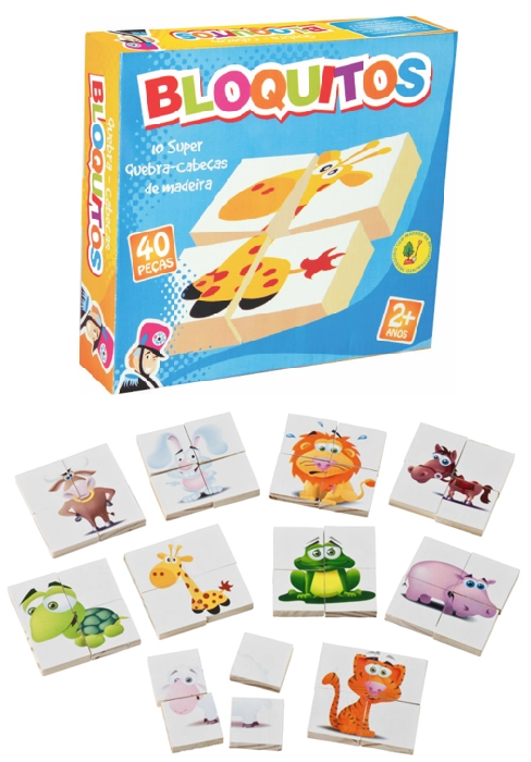 Brinquedo.bate Bumbo Q.cabeca Bloquitos Animais