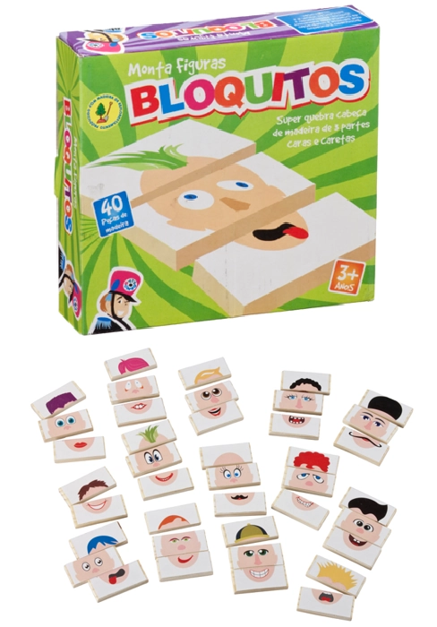 Brinquedo.bate Bumbo M.figuras Bloquitos Caretas